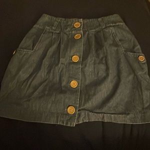Cooperative denim button up skirt size medium